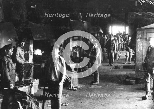Forge, 1911. Creator: Kozlov.