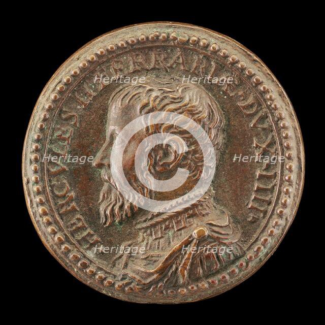Ercole II d'Este, 1508-1559, 4th Duke of Ferrara 1534, 1534. Creator: Pastorino Pastorini.