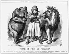 "Save Me from my Friends!", 1878. Creator: Joseph Swain.