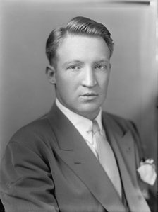 Carter Barron - Portrait, 1934. Creator: Harris & Ewing.