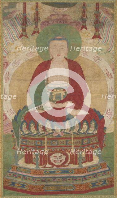Seated Amitabha, late 1500s-early 1600s. Creator: Unknown.