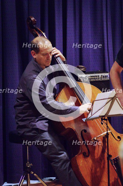 Yuri Goloubev, Watermill Jazz Club, Dorking, Surrey, October 2015. Artist: Brian O'Connor.