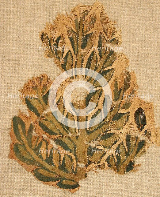 Fragment of a Hanging with a Tree, Byzantine, 400-600. Creator: Unknown.