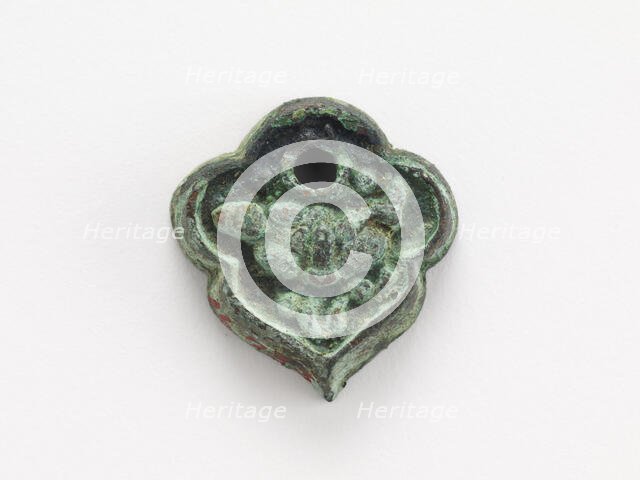 Ornament (one of a group of five), Goryeo period, 12th-13th century. Creator: Unknown.