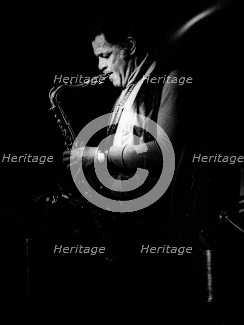 Dexter Gordon, Ronnie Scott's, Soho, London, 1977. Artist: Brian O'Connor.