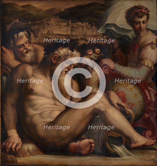 Allegory of Pescia, 1563-1565. Artist: Vasari, Giorgio (1511-1574)