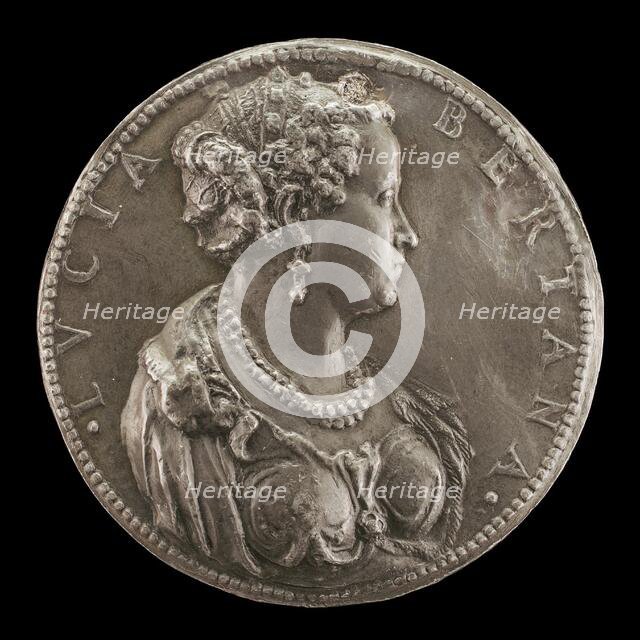 Lucia dall'Oro, 1521-1567, Bolognese Poet, Wife of Gurone Bertano [obverse], c. 1550/1575. Creator: Unknown.