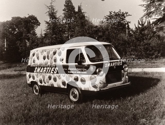 A van advertising Smarties, Italy, 1967. Artist: Unknown