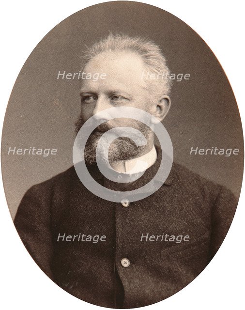 Peter Tchaikovsky, Russian composer, late 19th century. Artist: Sergei Levitsky