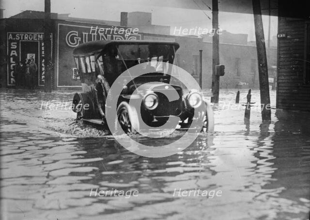 Flooded Cleveland, between c1910 and c1915. Creator: Bain News Service.