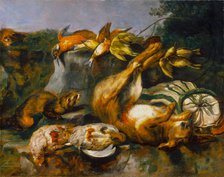 Dead Game and Weasels, c1642. Creator: Jan Fyt.