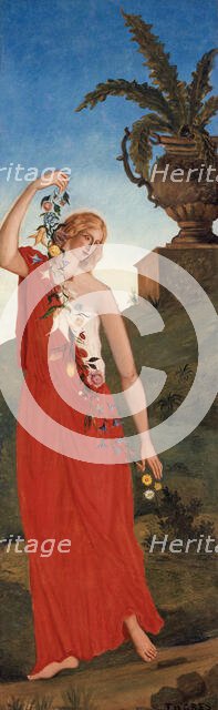 Les quatre saisons - Le printemps, c.1860. Creator: Paul Cezanne.