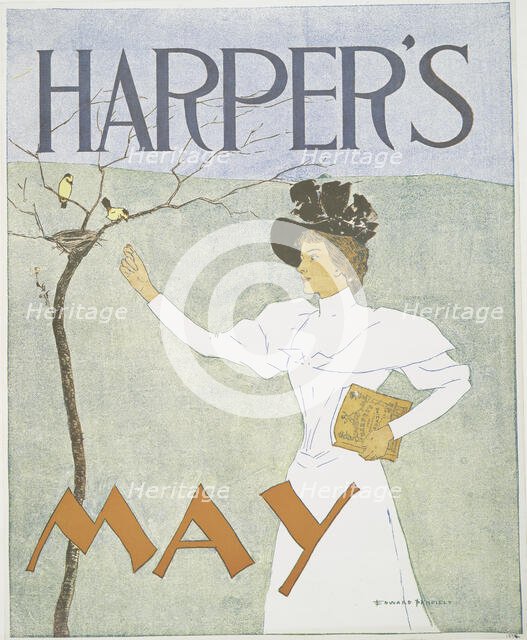 Harper's May, c1894. Creator: Edward Penfield.