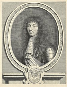 Louis XIV, King of France (1638-1715), 1664. Artist: Nanteuil, Robert (1623-1678)