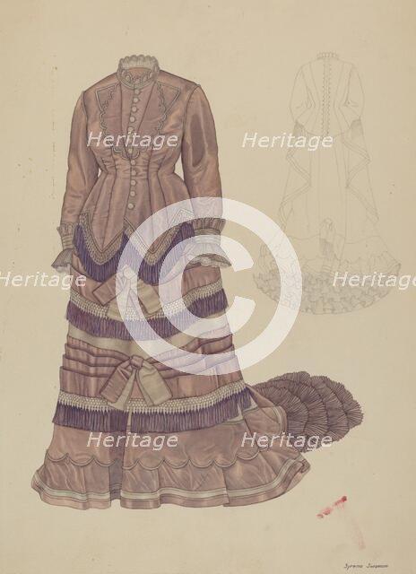 Dress, c. 1940. Creator: Syrena Swanson.