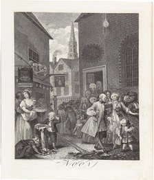 Noon, From the Series "The Four Times of the Day", 1738. Creator: Hogarth, William (1697-1764).