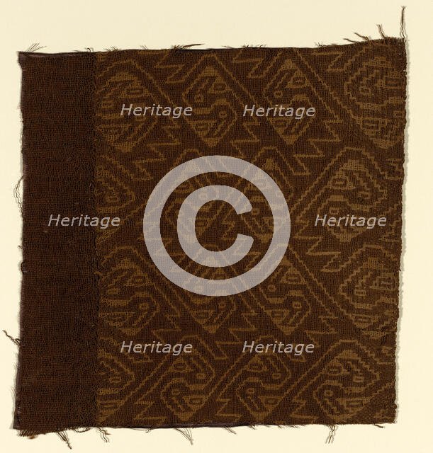 Fragment, Peru, A.D. 1000/1476. Creator: Unknown.