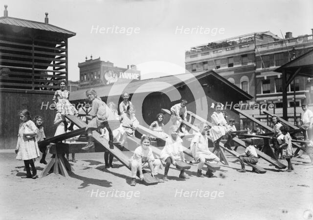 N.Y. Playground, between c1910 and c1915. Creator: Bain News Service.