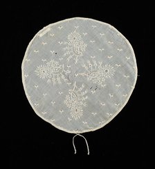 Cap, French, ca. 1875. Creator: Unknown.