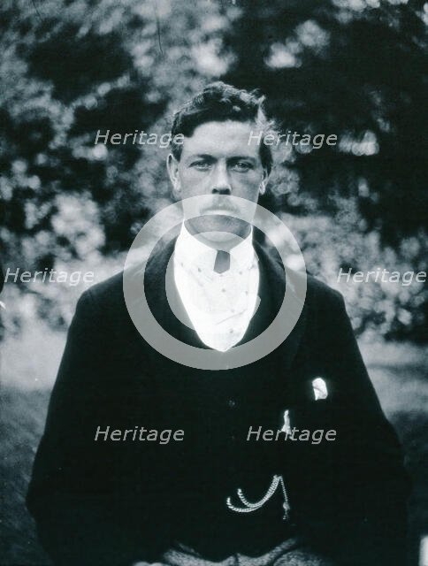 Gloucester smallpox epidemic, 1896: Edwin Davis, a smallpox patient, 1896. Creator: HCF of Gloucester.