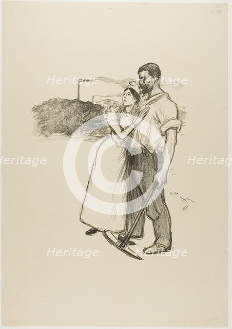 Liberty's Last Refuge, July 1894. Creator: Theophile Alexandre Steinlen.