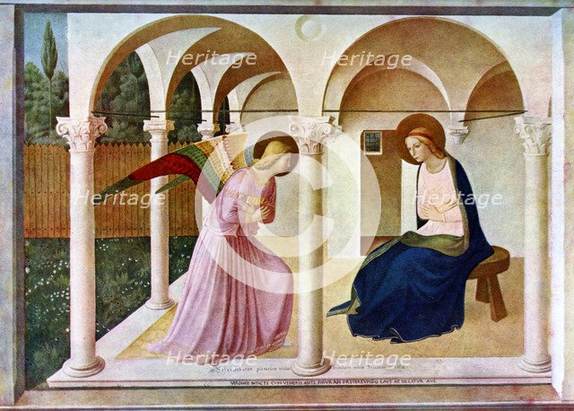 'The Annunciation', c1438-1445, (c1900-1920).Artist: Fra Angelico