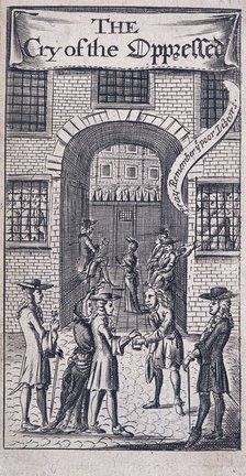 Fleet Prison, London, 1691. Artist: Anon