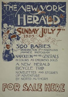 The New York herald. Sunday July 7th 1895, c1893 - 1897. Creator: Unknown.