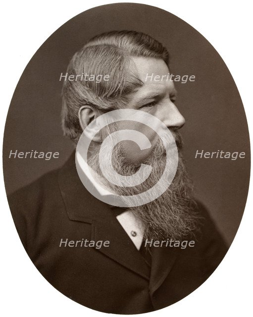 Right Hon Sir Stafford Henry Northcote, Bart, MP, Chancellor of the Exchequer, 1877.Artist: Lock & Whitfield