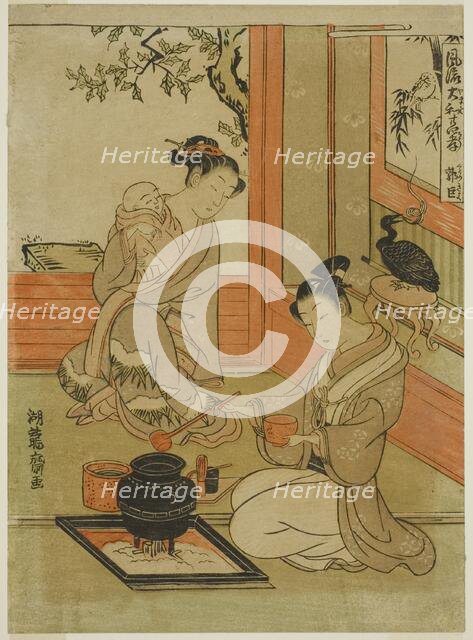 Kakkyo (Chinese: Guo Ju), from the series "Fashionable Japanese Versions of the..., c. 1770/72. Creator: Isoda Koryusai.