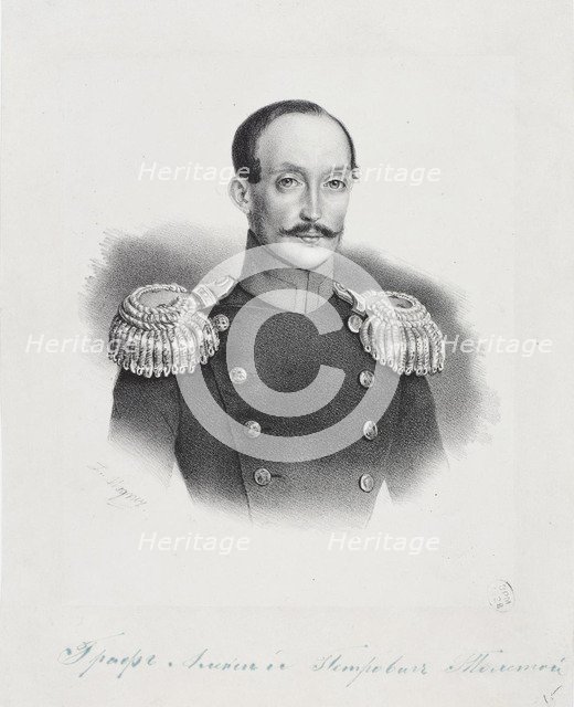 Portrait of Count Alexander Petrovich Tolstoy (1801-1873).