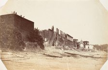 Burning Ghat, Chandanagore-a French Settlement on the Hoogly, 1858-61. Creator: Unknown.