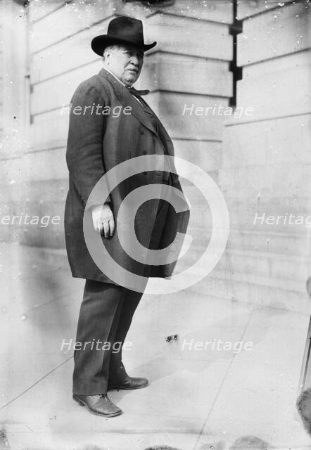 Thomas Benton Catron, Delegate From New Mexico, Walking, 1913. Creator: Harris & Ewing.