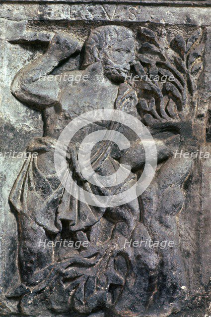 Relief of the Celtic god Esus, 1st century. Artist: Unknown