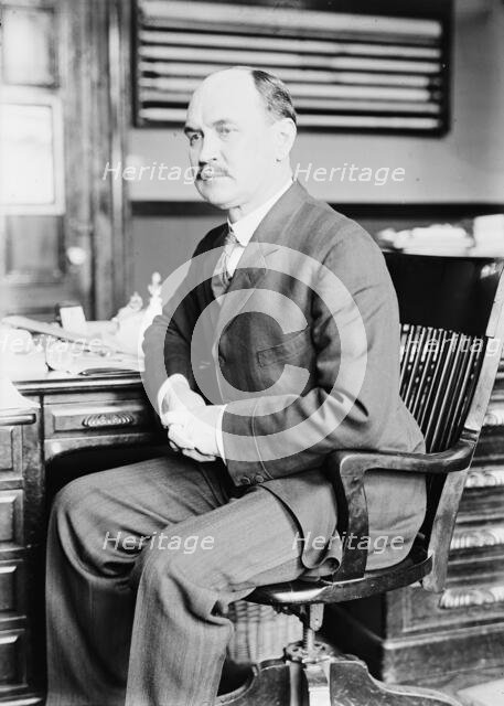 David Franklin Houston, Secretary of Agriculture, 1913.  Creator: Harris & Ewing.
