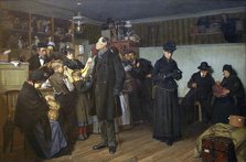 At the pawnbroker's, 1893. Creator: Frants Henningsen.