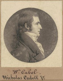 Nicholas Cabell, Jr., 1808. Creator: Charles Balthazar Julien Févret de Saint-Mémin.