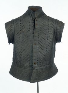 A youth's brown leather jerkin, c1555-c1565. Artist: Unknown