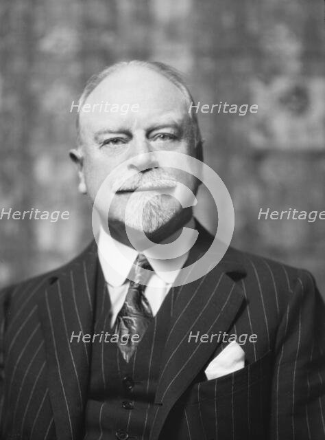 Crocker, William H., Mr., portrait photograph, 1928 Oct. 26. Creator: Arnold Genthe.