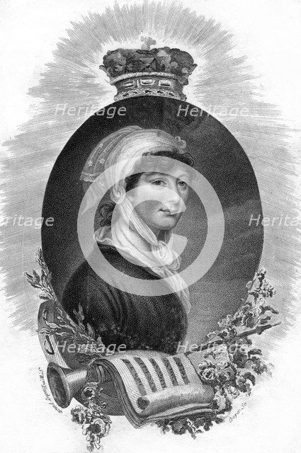 Princess Augusta Sophia, daughter of George III.Artist: Cooper