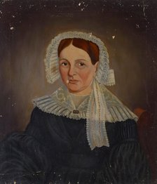 Portrait of Eliza Worthington Moore, about 1840. Creator: William Unthank.