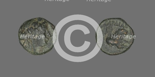 Coin Depicting the God Dionysos, about 133 BCE. Creator: Unknown.