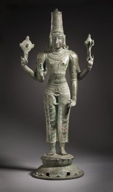 The Hindu God Vishnu, 13th century. Creator: Unknown.