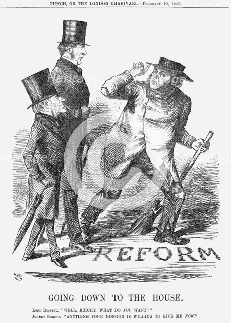 'Going Down to the House', 1866. Artist: John Tenniel