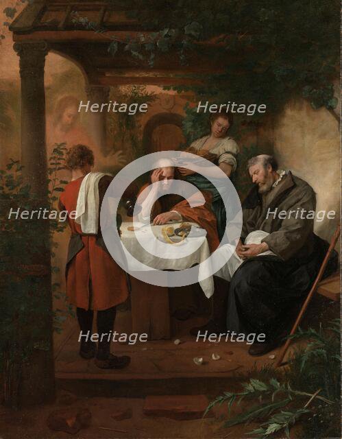 Supper at Emmaus, c.1665-c.1668. Creator: Jan Steen.