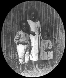 Children near Petrópolis, Brazil, late 19th or early 20th century. Artist: Unknown