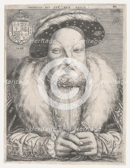 Portrait of Henry VIII, ca. 1547. Creator: Cornelis Massys.