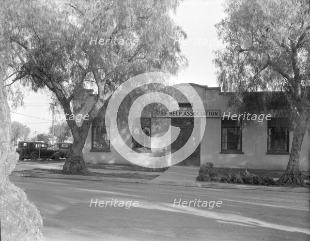 Self-help cooperative unit, Burbank, California, 1936. Creator: Dorothea Lange.