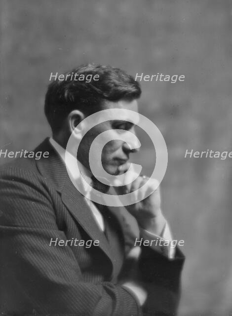 Carey, W.F., Mr., portrait photograph, 1916. Creator: Arnold Genthe.