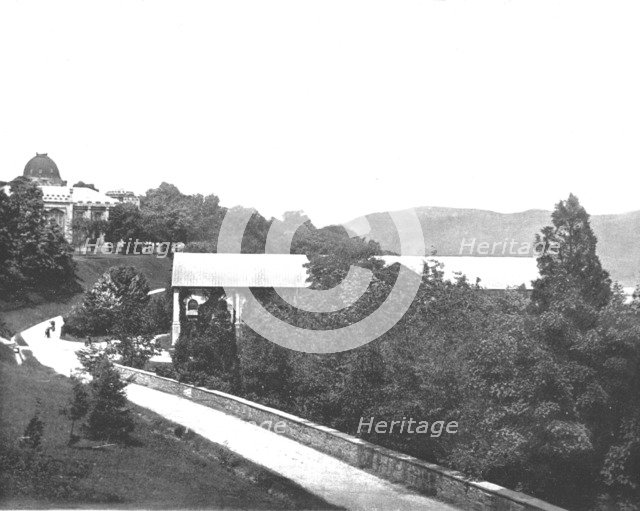 West Point on the Hudson, New York State, USA, c1900.  Creator: Unknown.